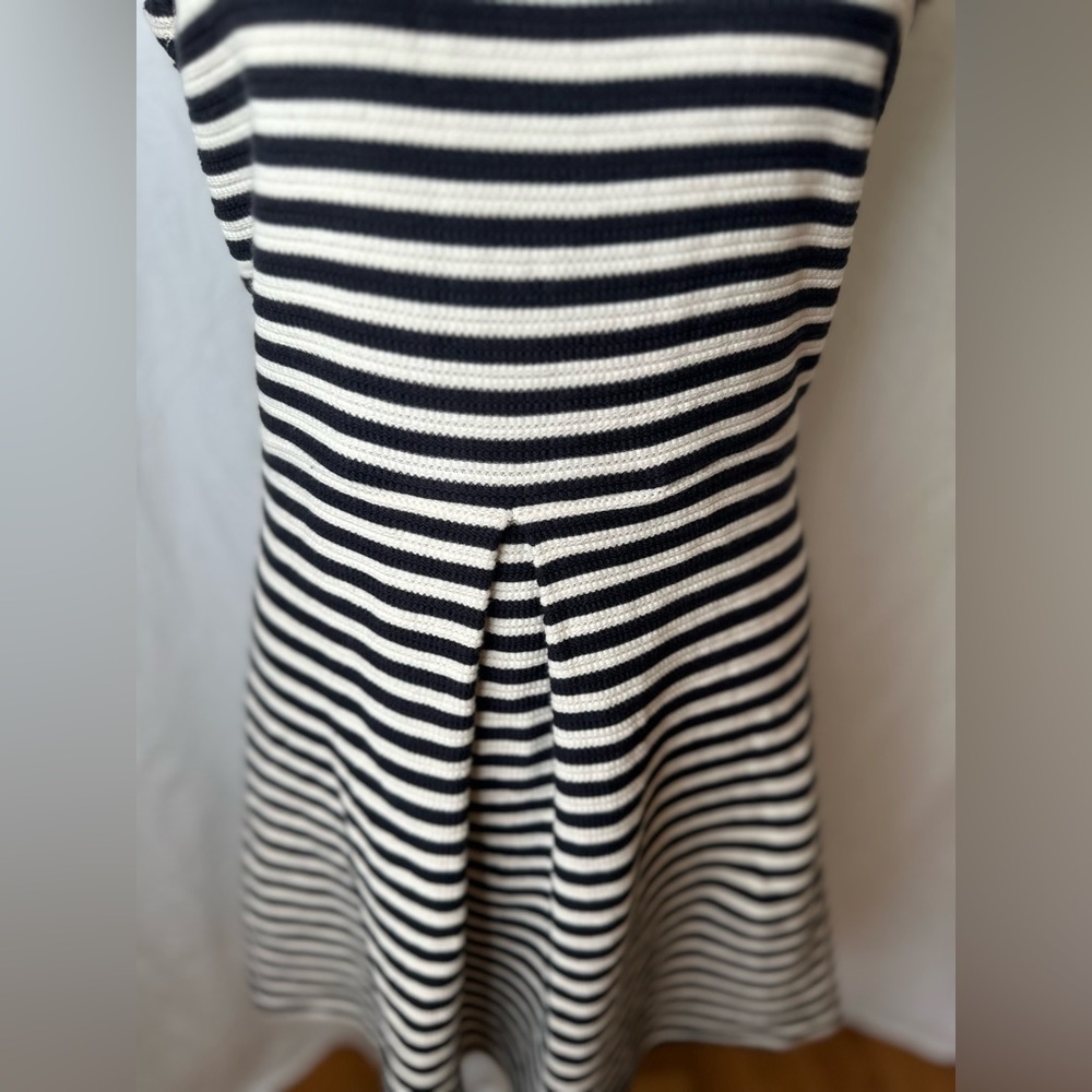 Madewell Stripe Afternoon 100% Cotton Knit Dress Size Medium - Picture 2 of 5